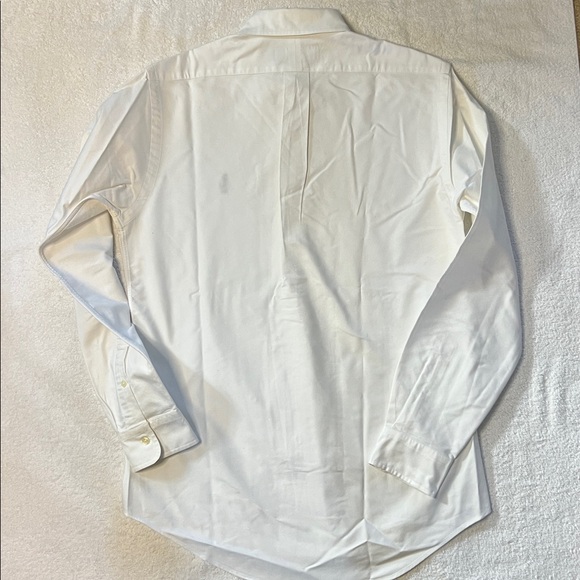 Ralph Lauren Men's White Button Down Shirt, Custom Fit Size S - Picture 7 of 7